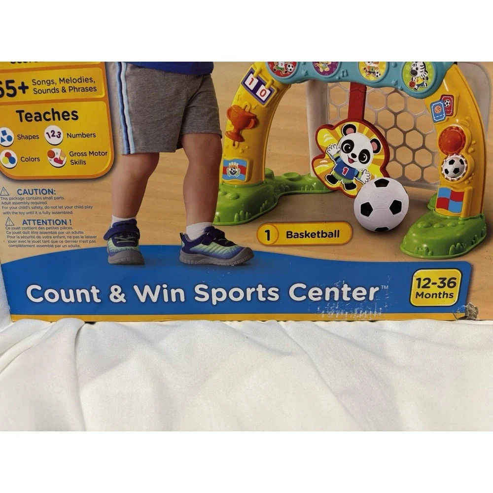 NIP VTech Count & Win Sports Center Basketball Soccer Activity Toy 12-36 Months